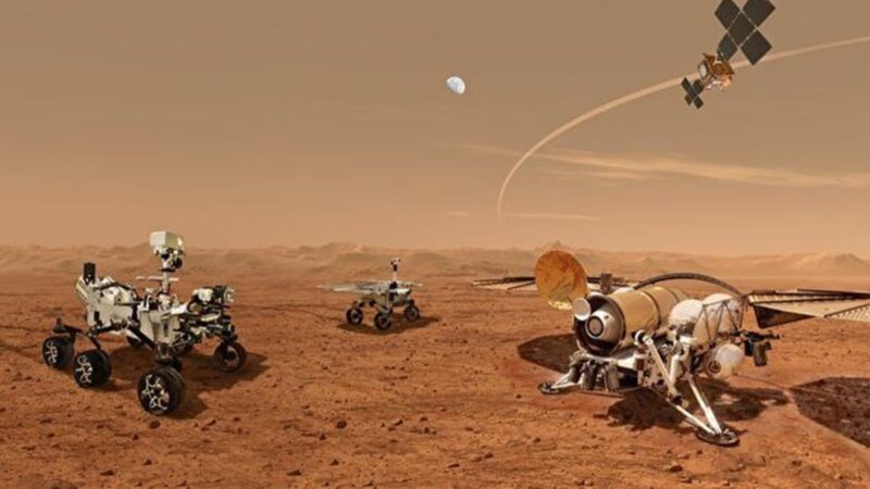 NASA：第一支火星火箭将从半空发射