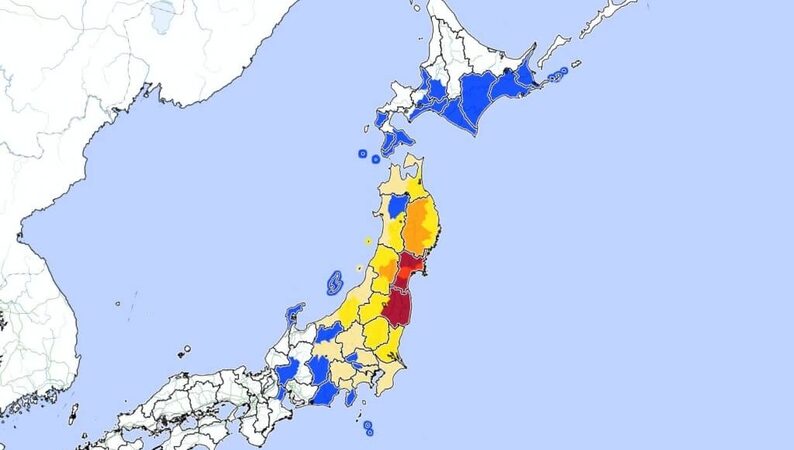 日本福岛县近海发生里氏7.3级地震 发布海啸警报