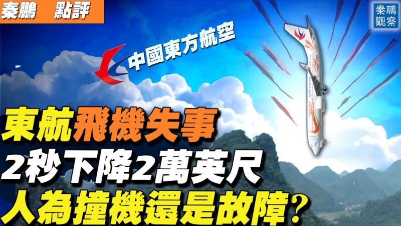 【秦鹏直播】东航飞机坠落 业内人士分析三大原因被删除