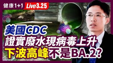 【健康1+1】CDC：废水预测病毒升 下波高峰不是BA2？