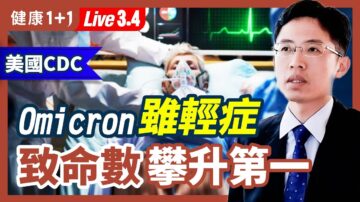 【健康1+1】Omicron雖輕症 致命數攀升第一？