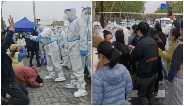 上海強徵公寓建隔離方艙 引爆市民大規模抗議