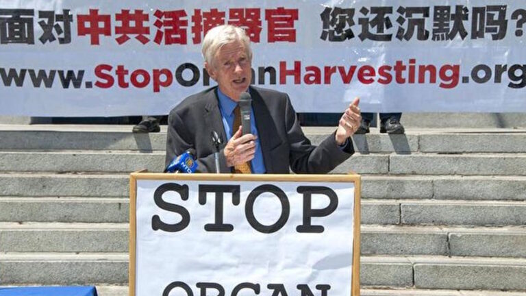 護人權揭中共活摘 加拿大前亞太司長喬高逝世