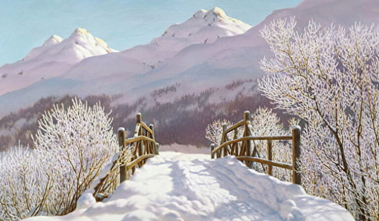 伊凡‧舒爾茨：專門描繪光影和雪景的畫家