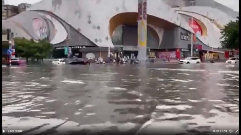 中國南方暴雨 桂林率先開啟「看海」模式（視頻）