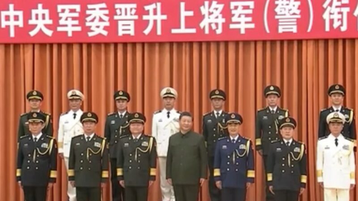 中共军方人事异动习近平更换作战局长| 中共二十大| 中央军委联合参谋部 