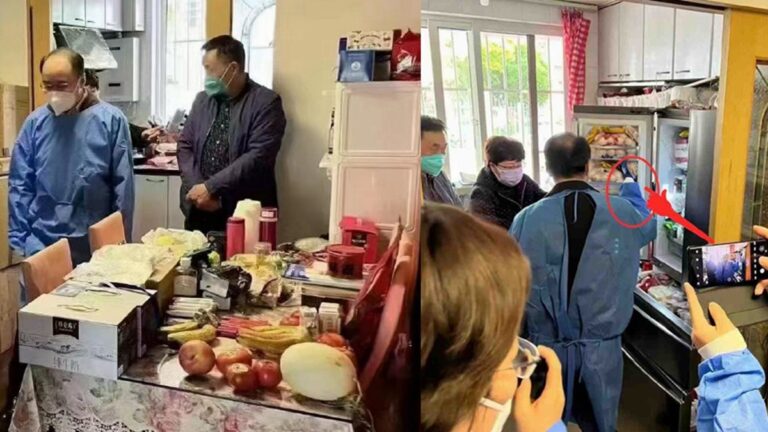上海副市長視察民宅雙手消失 食物塞滿冰箱惹質疑