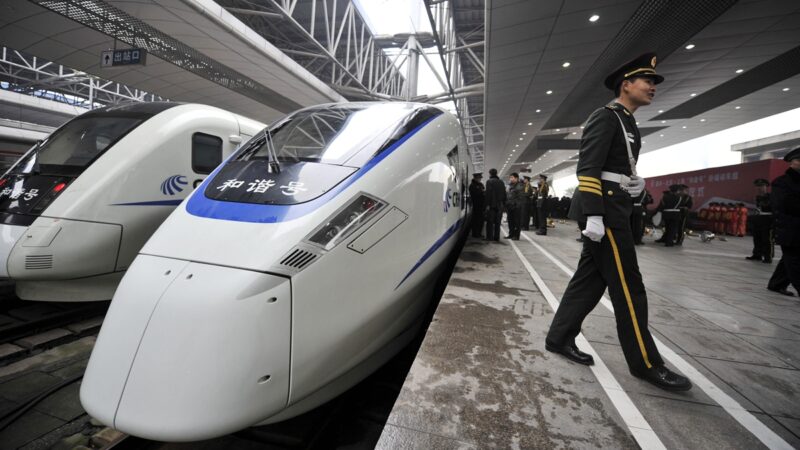 中國高鐵列車長染疫 列車中途叫停 人員集中隔離
