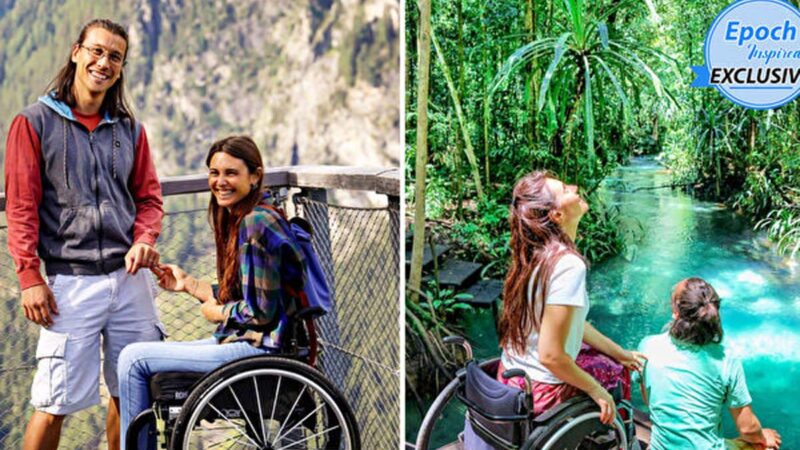 遇车祸瘫痪 意大利女子找到真爱环游世界