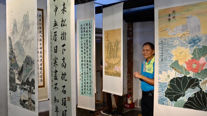 台美艺术协会作品展 近百画作描绘风土民情