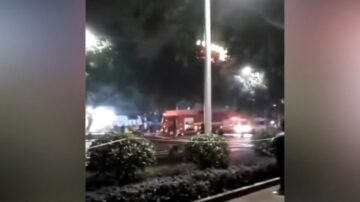 員工被炸飛 紹興鬧市快餐店發生煤氣爆炸