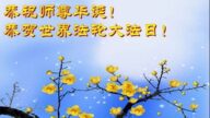 山东法轮功学员恭贺世界法轮大法日暨李洪志大师华诞(42条)