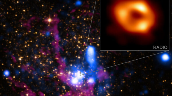 银河系中心黑洞照首发 支持爱因斯坦理论