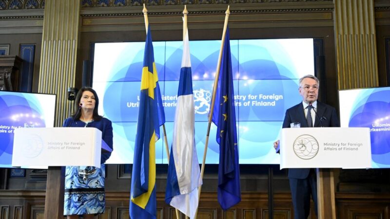 俄羅斯失算 瑞典外長:芬蘭幾已確定申請加入北約