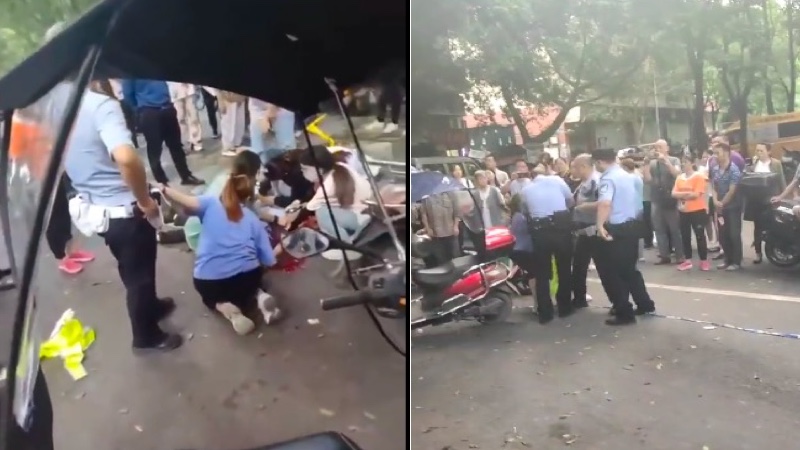 重慶北碚交警槍殺49歲男子 民眾圍觀不許警察走（視頻）