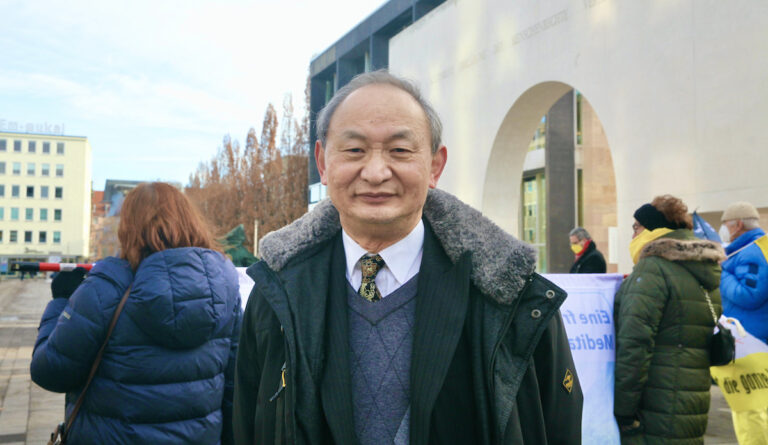 費良勇：祝李老師生日快樂 法輪功給人類希望