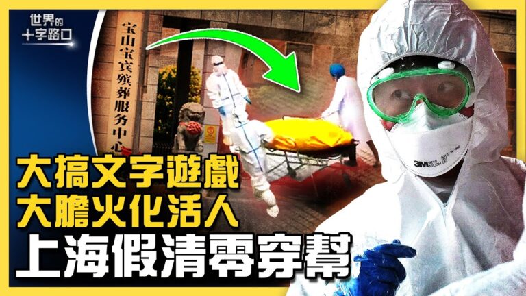 【十字路口】文字遊戲 火化活人 上海清零穿幫