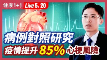 【健康1+1】病例對照研究：疫情提升85%心梗風險