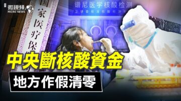 【微视频】中央断核酸资金 地方作假清零