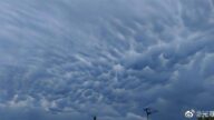 內蒙古通遼上空現「棉花糖」雲層 或預示惡劣天氣