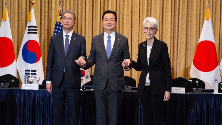 朝鮮核武危機迫切嚴重 美日韓會談商定三邊合作