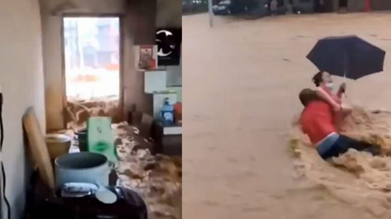 江西上饒遇大洪災 民眾：水庫洩洪百姓受苦（視頻）