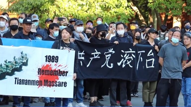 加拿大悼六四  大陸留學生：反抗暴政是責任