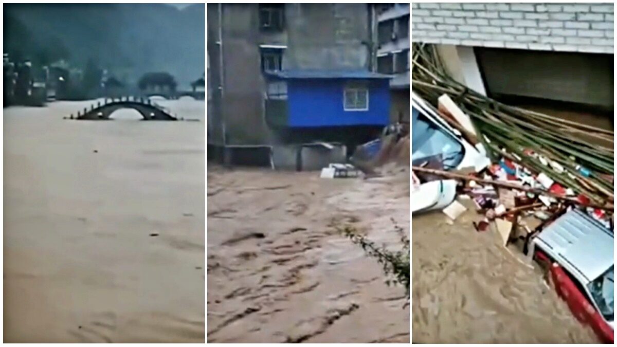 【禁闻】湖南多地洪灾 街面波涛汹涌 灾民无助痛哭