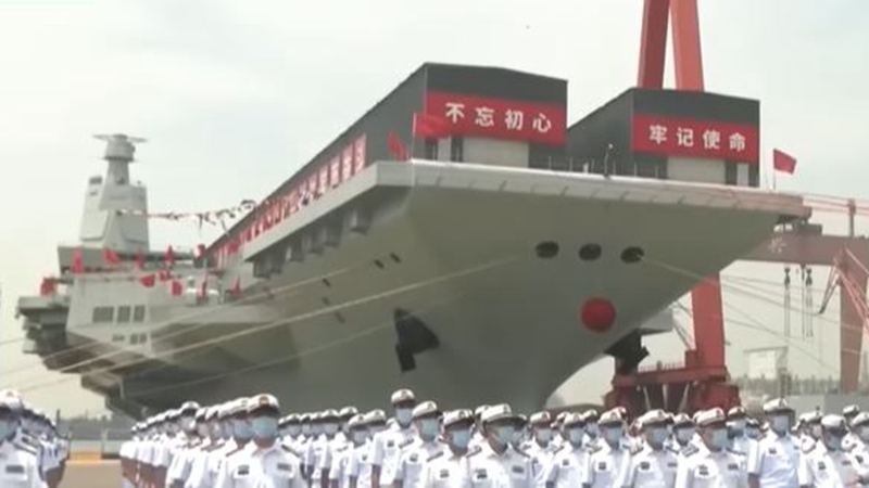 分析：中共“福建舰”一大缺陷 面临两大挑战
