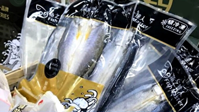 中共宣稱台灣白帶魚包裝陽性 禁輸1週