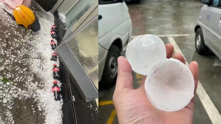 寧波多地降大冰雹 足有雞蛋大（視頻/組圖）