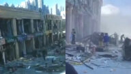 燕郊大爆炸至少2死22傷 整條街變廢墟