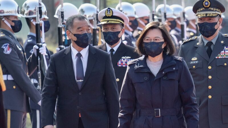 蔡英文：美国正规划国民警卫队与台湾军方合作