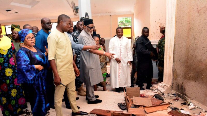 槍手攻擊尼日利亞教堂 逾50名信徒喪生
