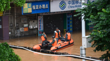 中国南方多省洪灾 85条河流超警戒