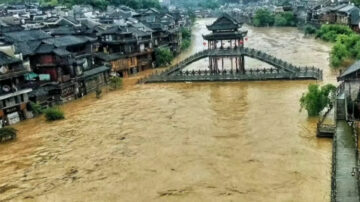 湖南多地洪水肆虐 近180万人受灾