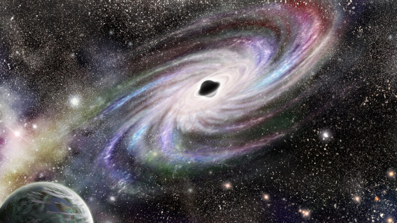 天文學家首次發現一個自由漂浮的黑洞