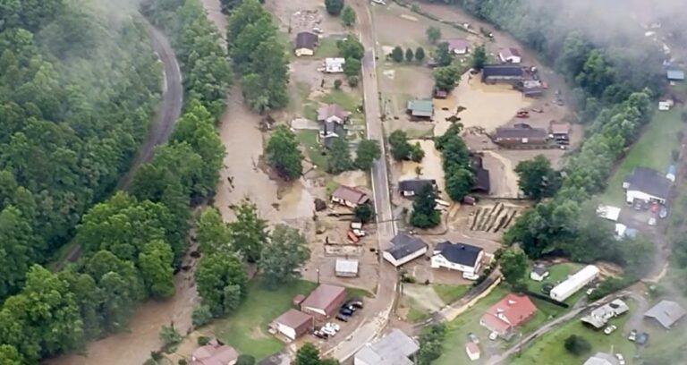暴雨引發洪水44人失聯 維吉尼亞州長宣布緊急狀態