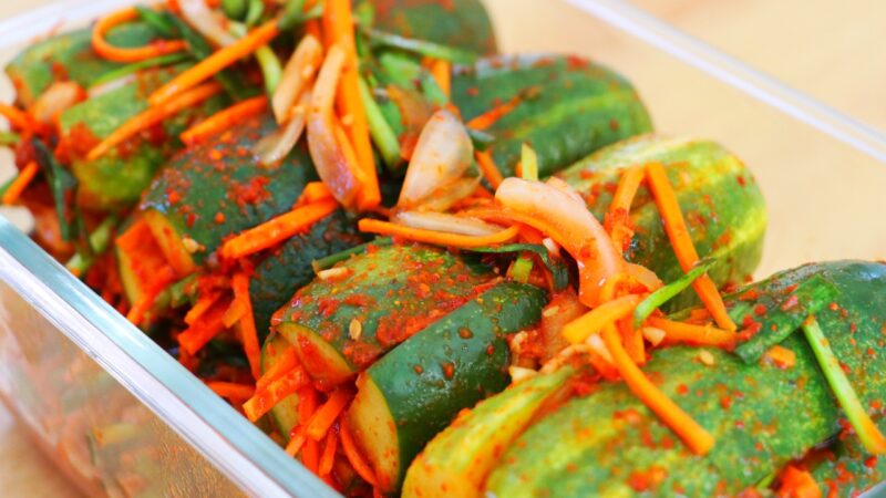【美食天堂】韓式辣黃瓜泡菜做法 又脆又清爽