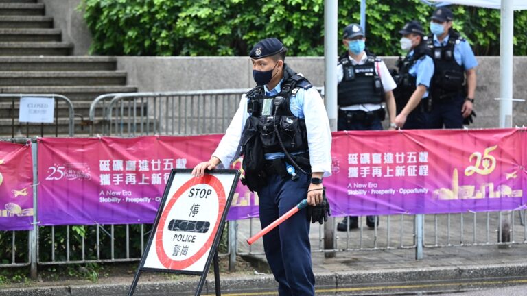 習戴口罩訪港 安保空前 不敢逗留 怕暗殺還是怕疫情