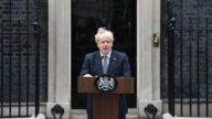 英國首相約翰遜宣布辭職
