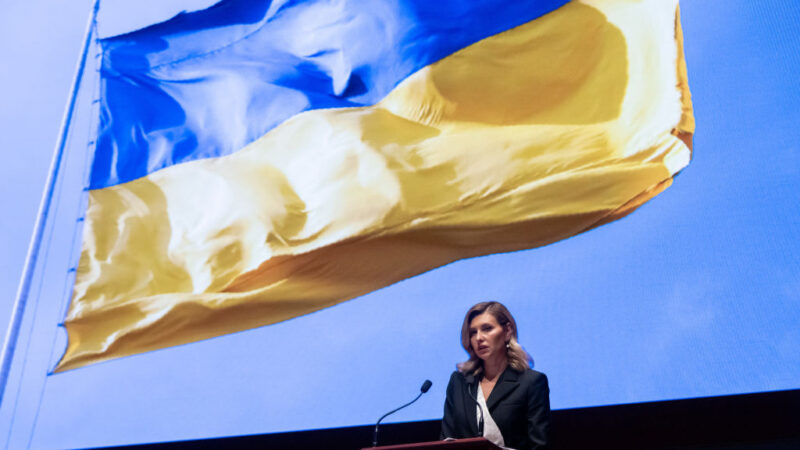 烏克蘭第一夫人赴美國會演說 籲美協助抗俄