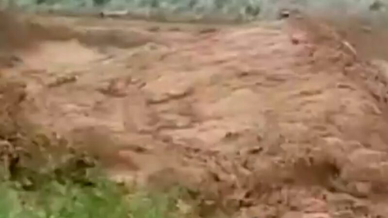 甘肅慶陽遇大洪水 通訊一度中斷 隴南2死4失蹤