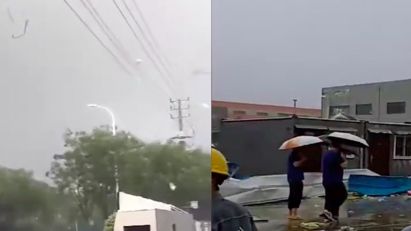江苏连云港遭遇17级龙卷风 至少2272人受灾（视频）