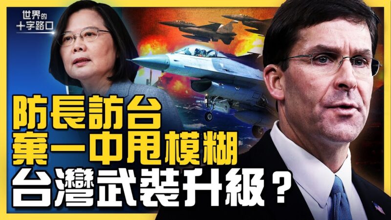 【十字路口】美前防长访台 台湾武装升级？