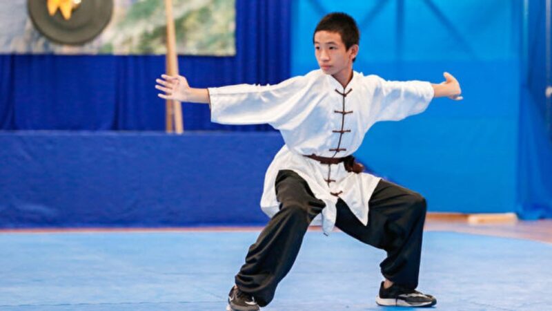 组图1：新唐人武术大赛少年拳术组复赛风采