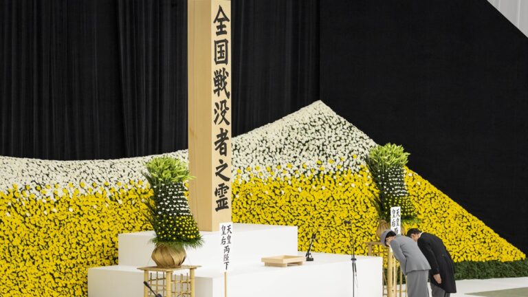 紀念二戰結束77周年 日本重申不戰承諾