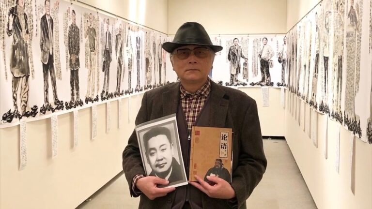 【禁聞】旅日華人畫家的「三退」故事：不糊塗了