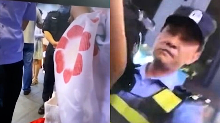 江蘇女子穿和服街頭拍照 遭警察撕衣拉走