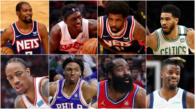 2022 NBA季后赛场均时间排前九球员(组图)